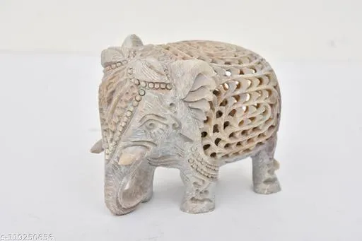 a silent elephant of fine work 4 inch